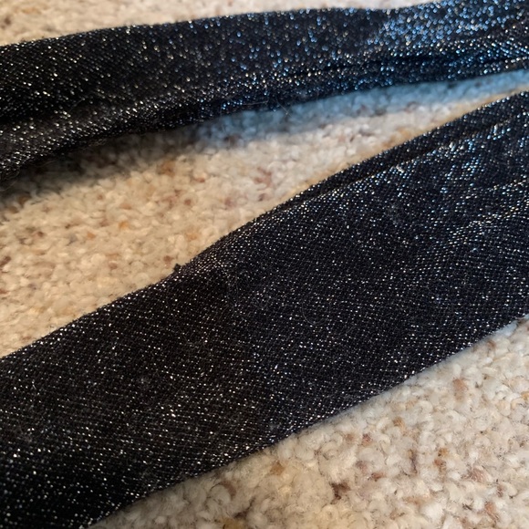 NWT Black & Silver Tights - Picture 3 of 3